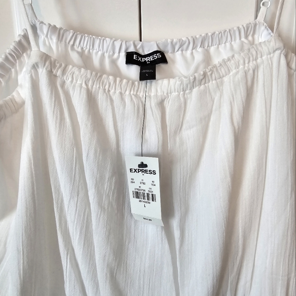 Express White Womens Dress - Picture 2 of 4